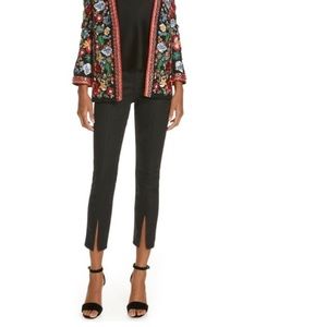 Alice + Olivia High Rise capri Jean